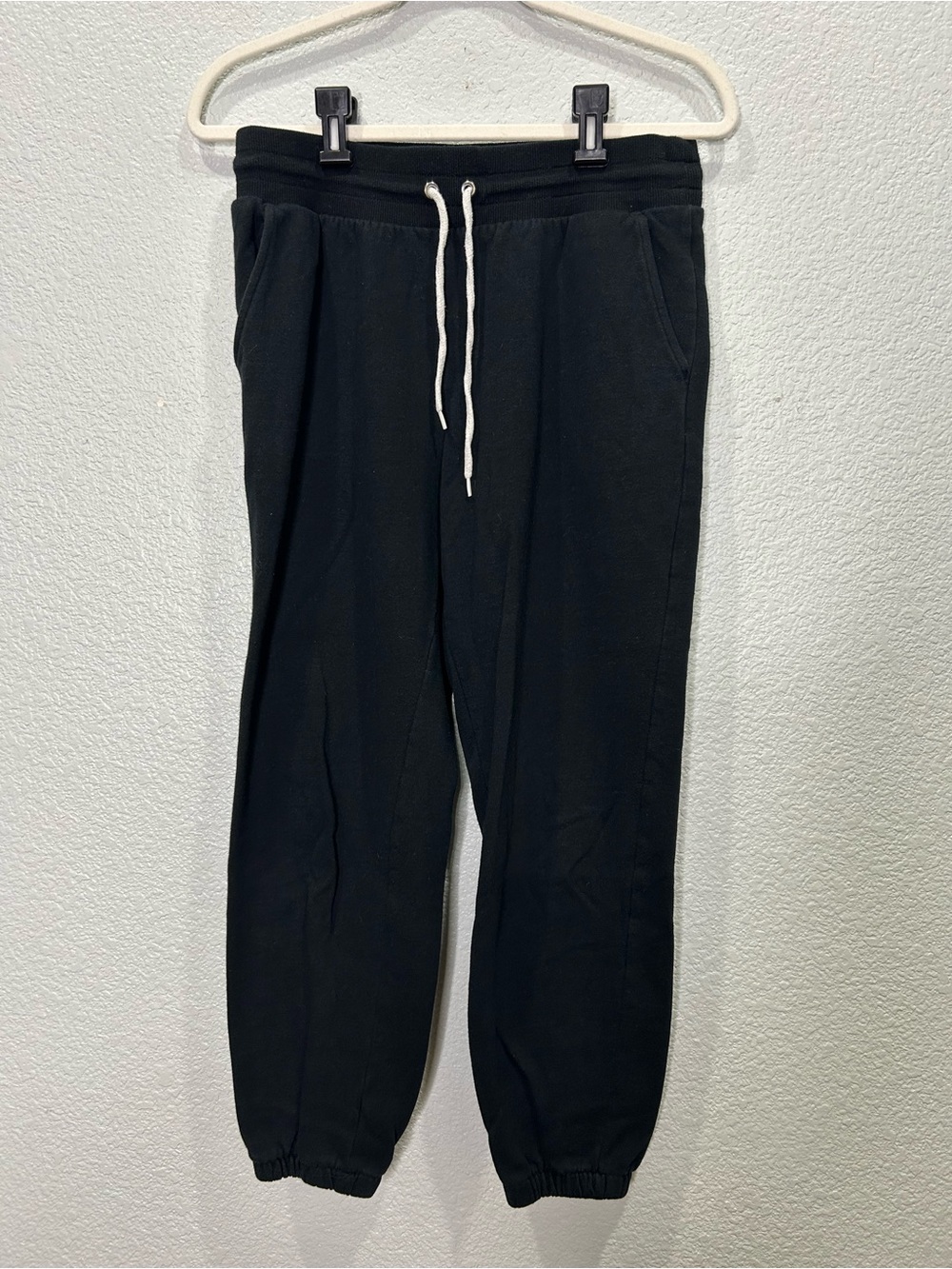 Wild Fable Black Jogger Sweatpants with White Drawstring